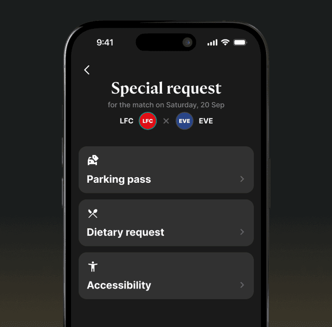 Special requests